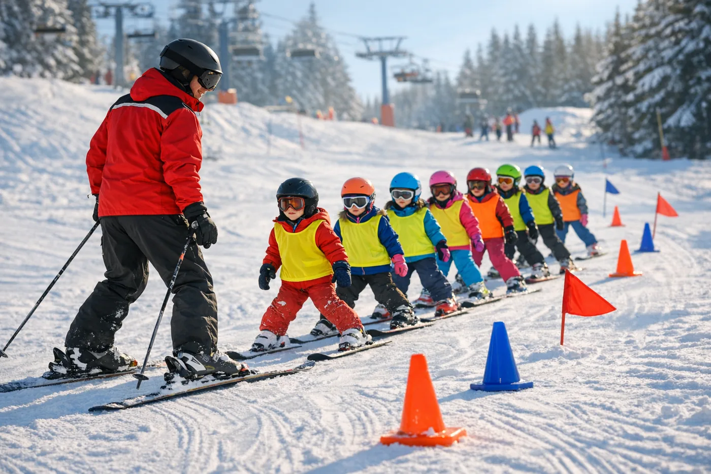Skidresa första gången