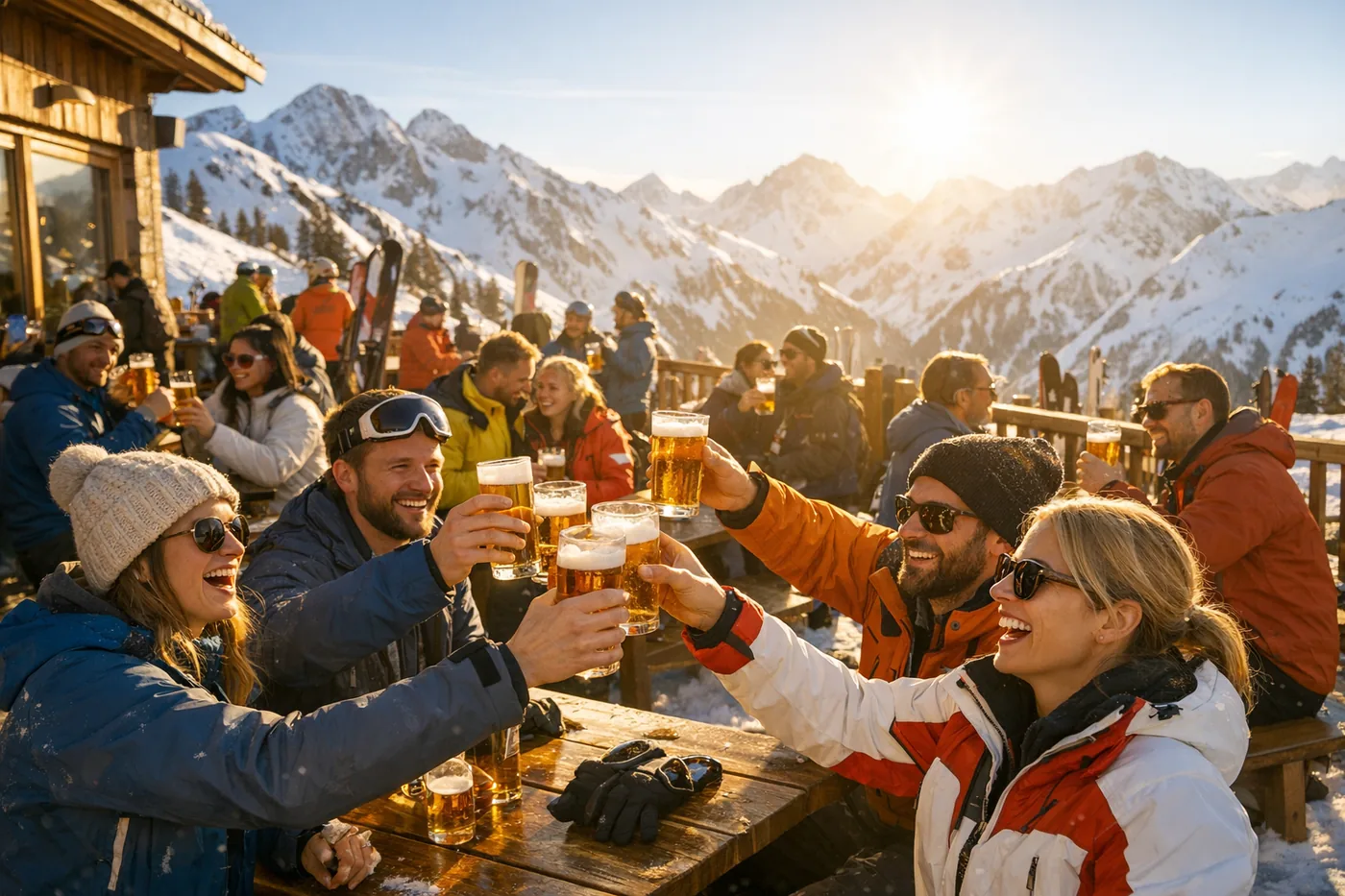 Afterski i Alperna