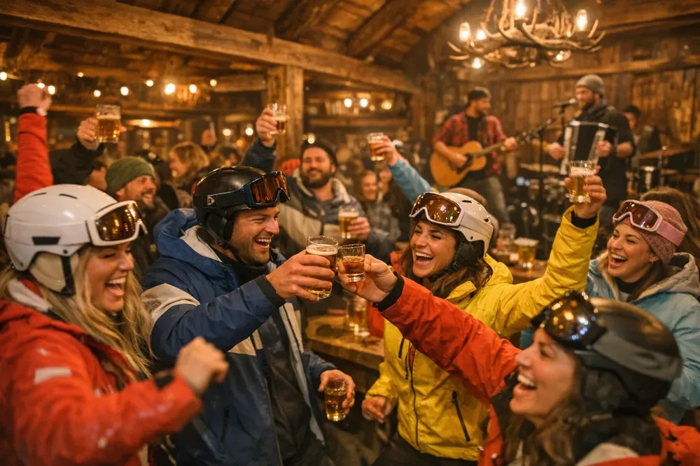 Afterski-bar med DJ och dans