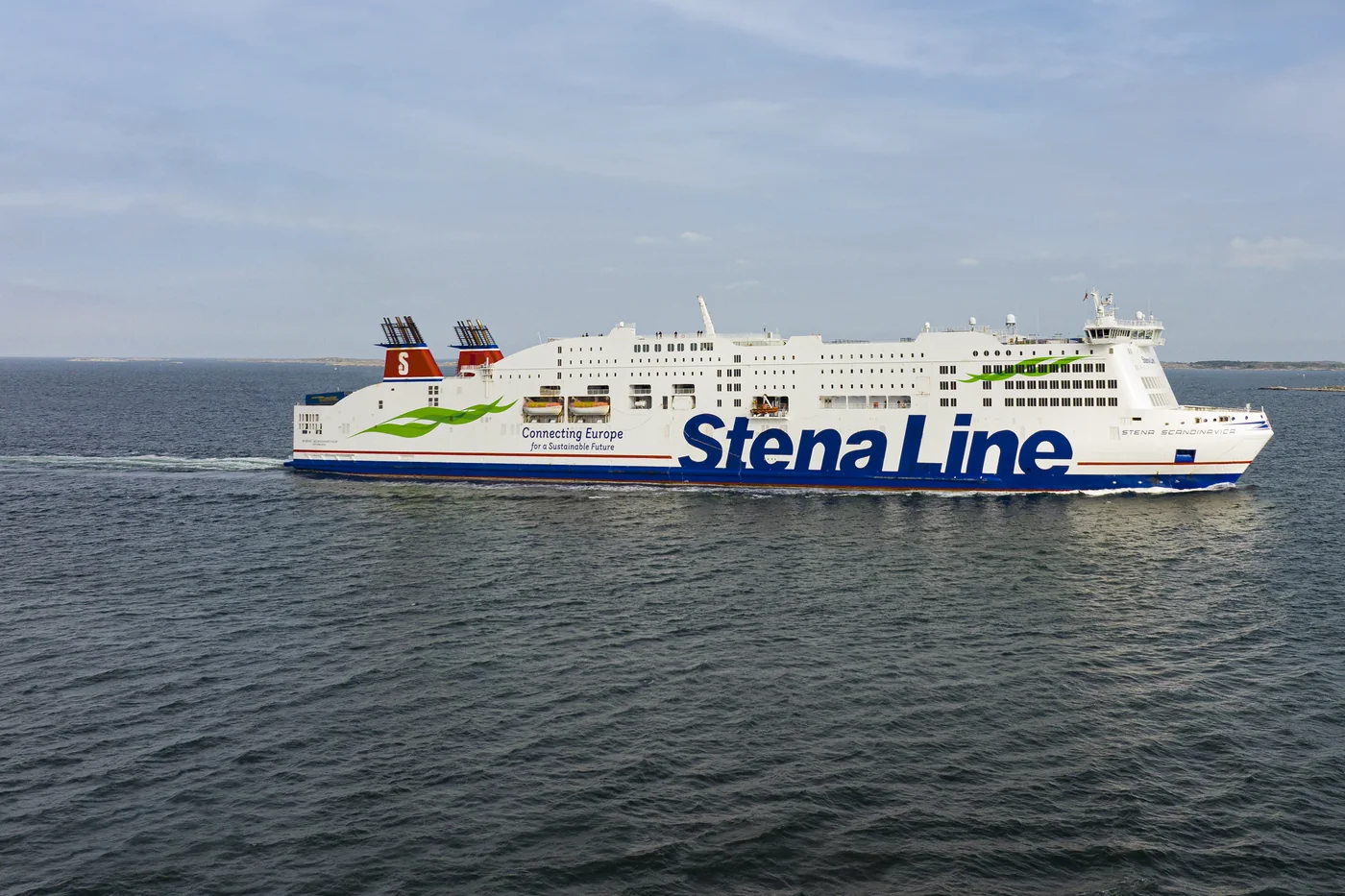 Stena Scandinavica på väg mellan Göteborg och Kiel