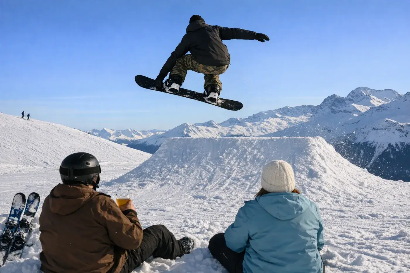 Skidåkning i Flims Laax Falera