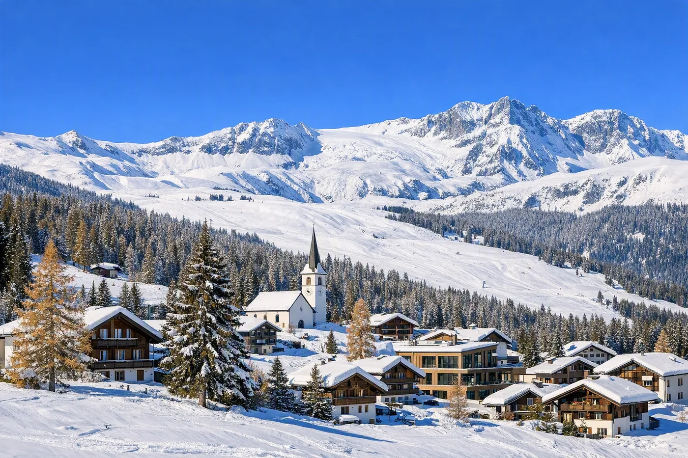 Skidresor till Flims Laax Falera i Schweiz