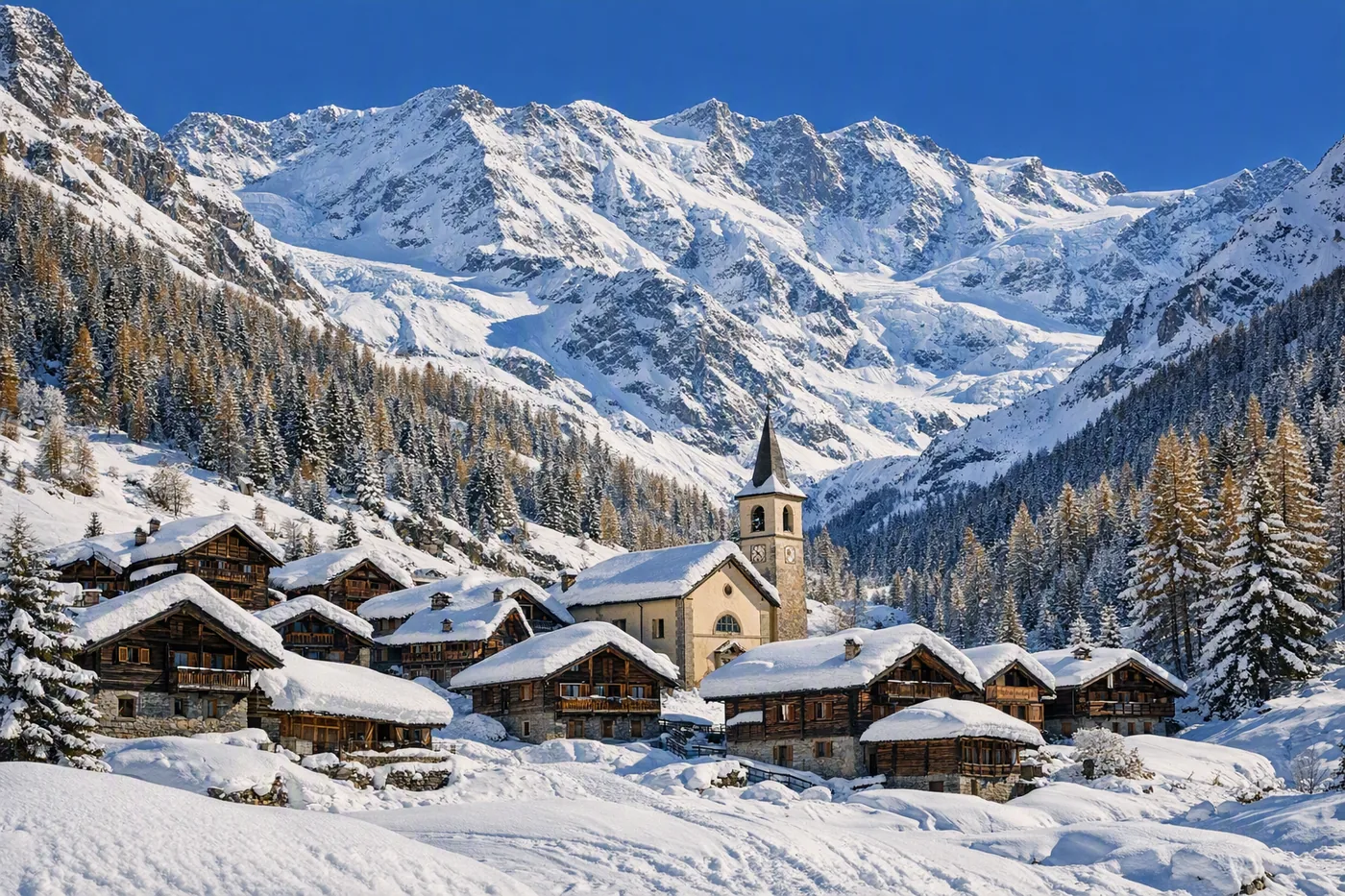 Skidresor till Gressoney-La-Trinité i Italien