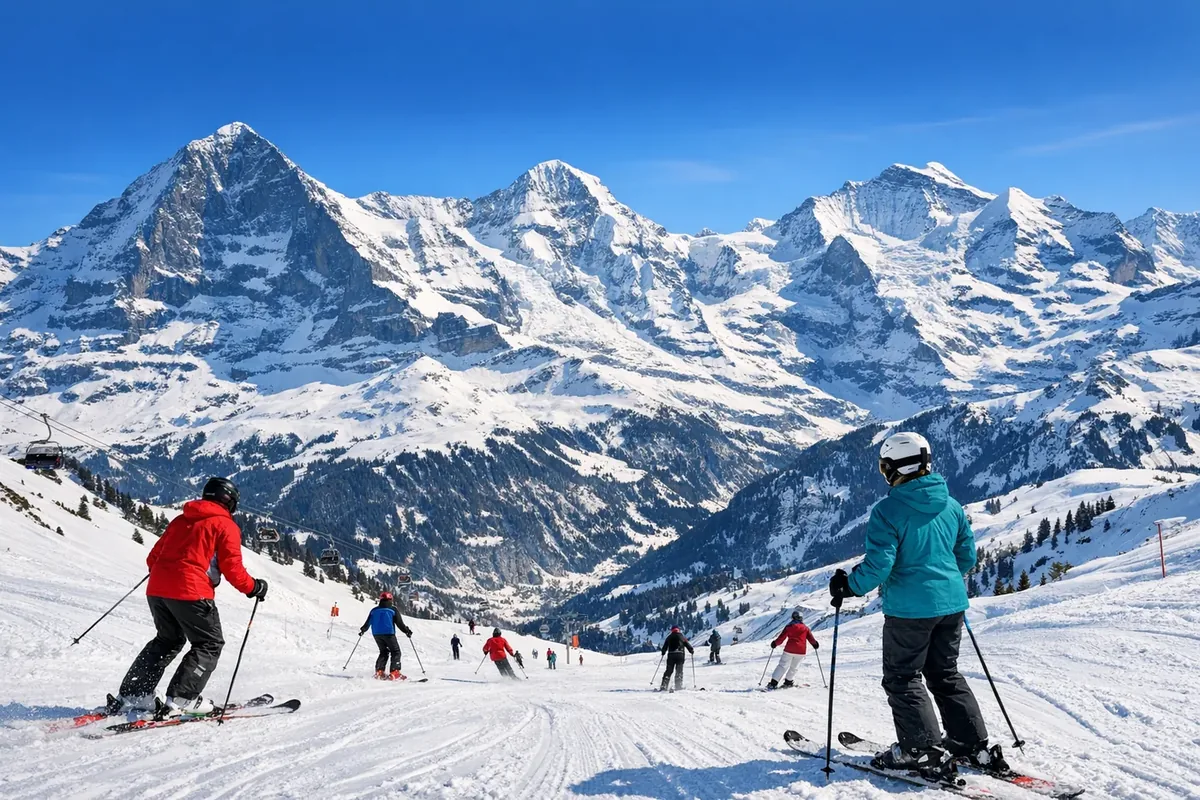 Skidåkning i Grindelwald