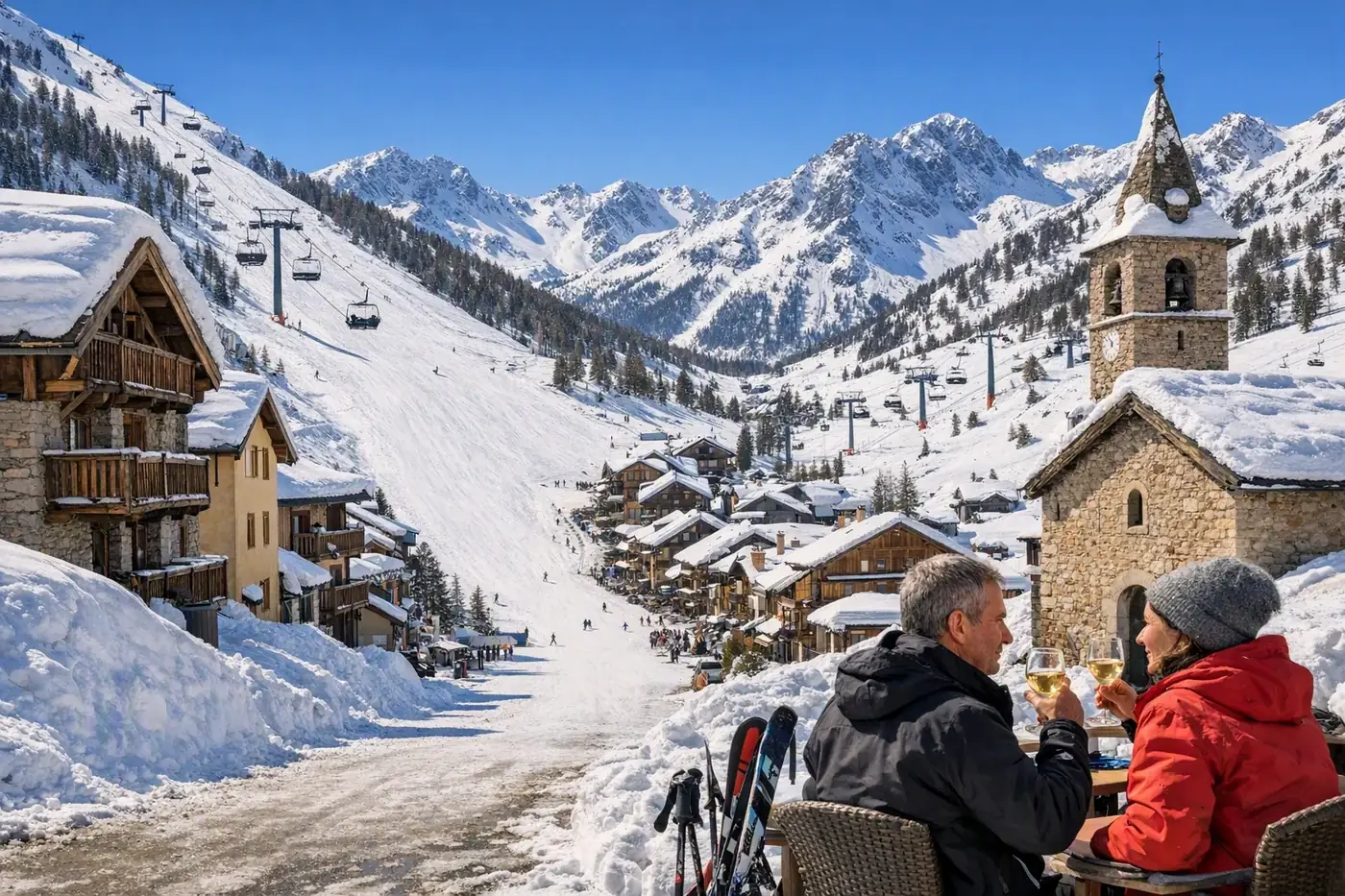 Skidresor till Montgenèvre i Frankrike