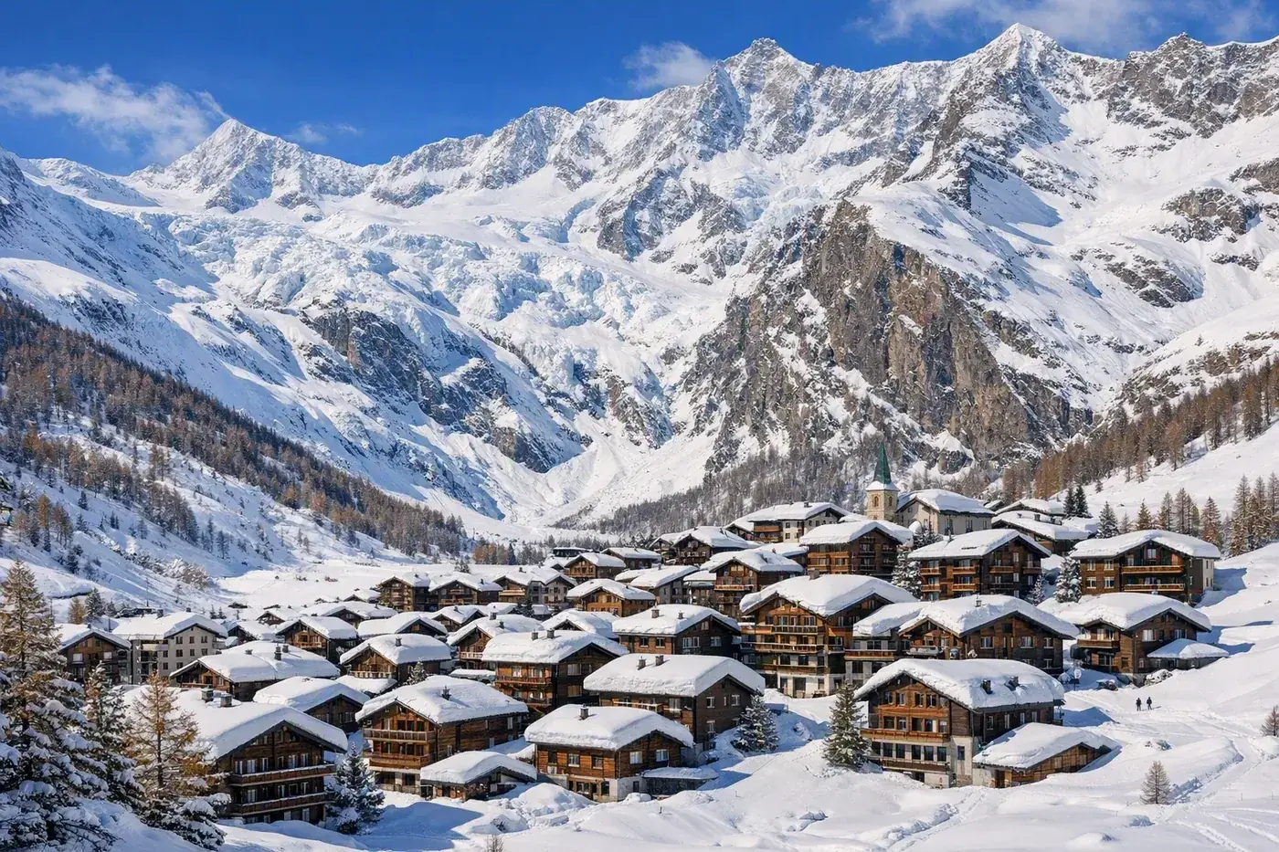Skidresor till Saas-Fee i Schweiz