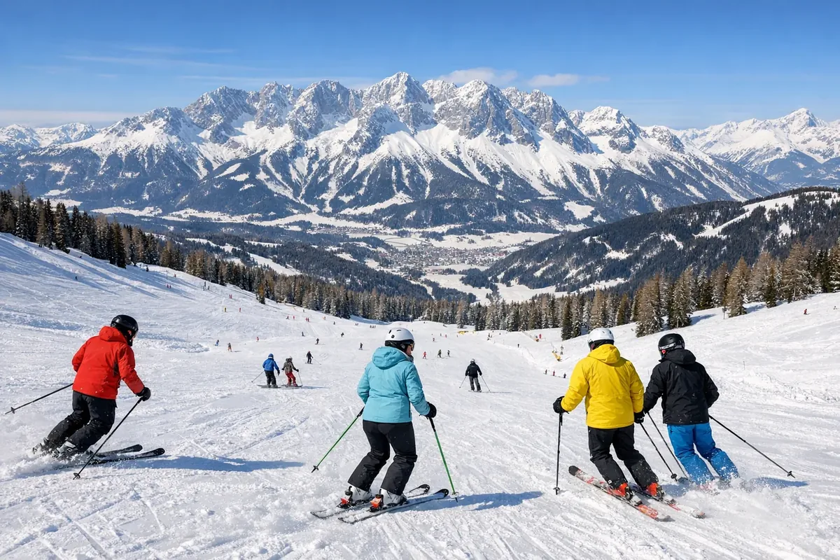 Skidåkning i Schladming
