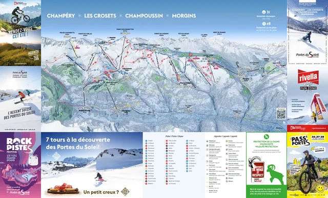 Pistkarta Champéry