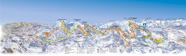 Pistkarta Hochkönig