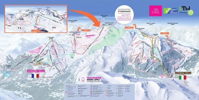 Pistkarta La Rosiere