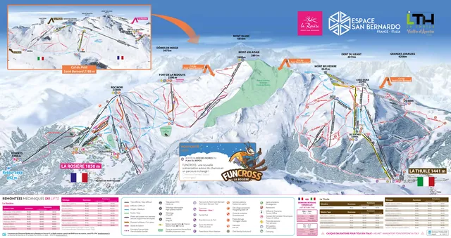 Pistkarta La Thuile