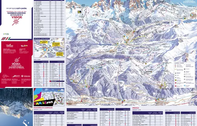 Pistkarta Madonna di Campiglio