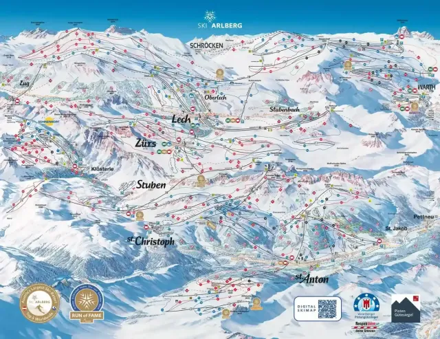Pistkarta St. Anton