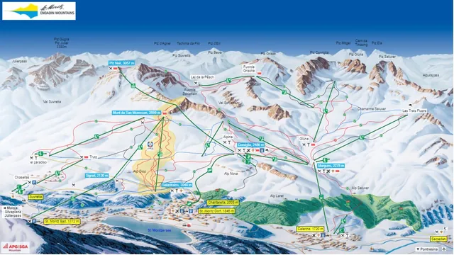 Pistkarta St. Moritz