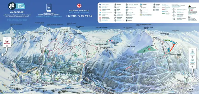 Pistkarta Val Cenis