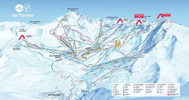 Pistkarta Val Thorens