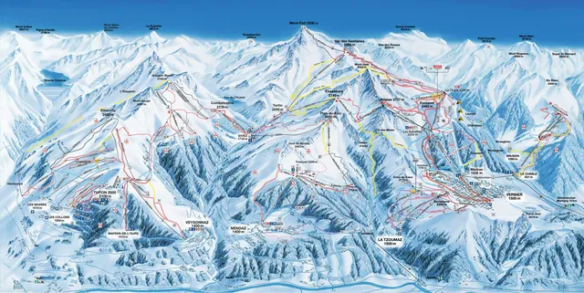 Pistkarta Verbier