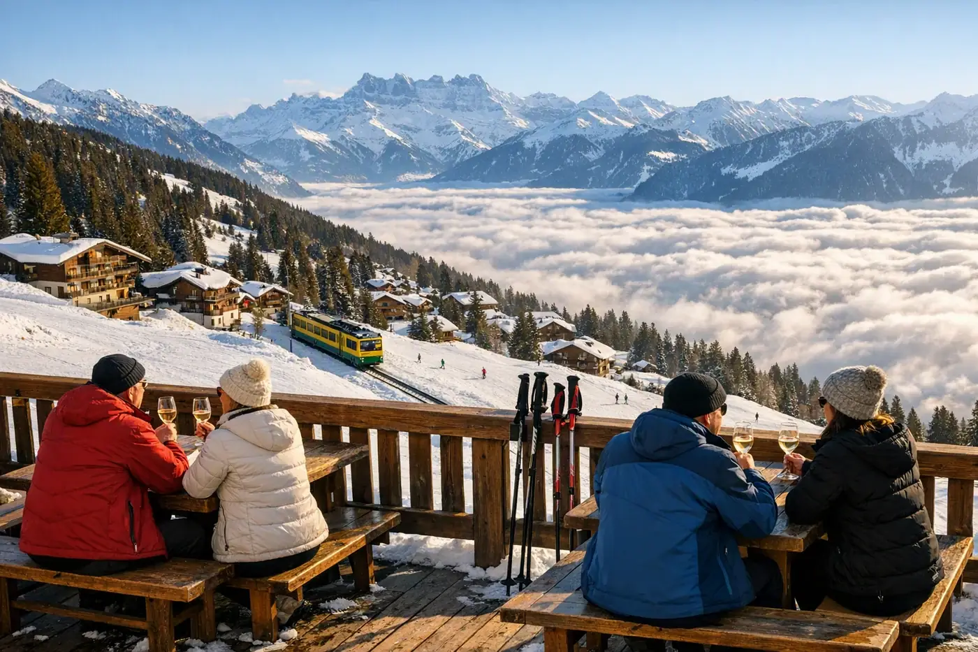 Skidresor till Villars-Gryon i Schweiz